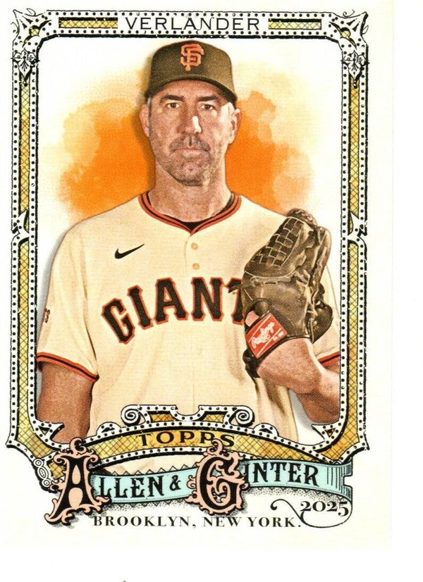 Allen & Ginter 2025 #66 Justin Verlander, San Francisco Giants