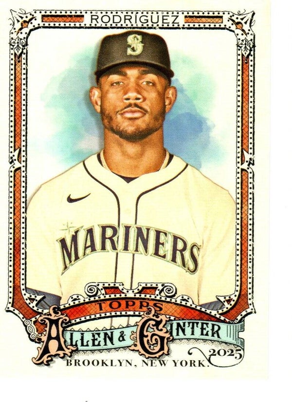 Allen & Ginter 2025 #70 Julio Rodríguez, Seattle Mariners
