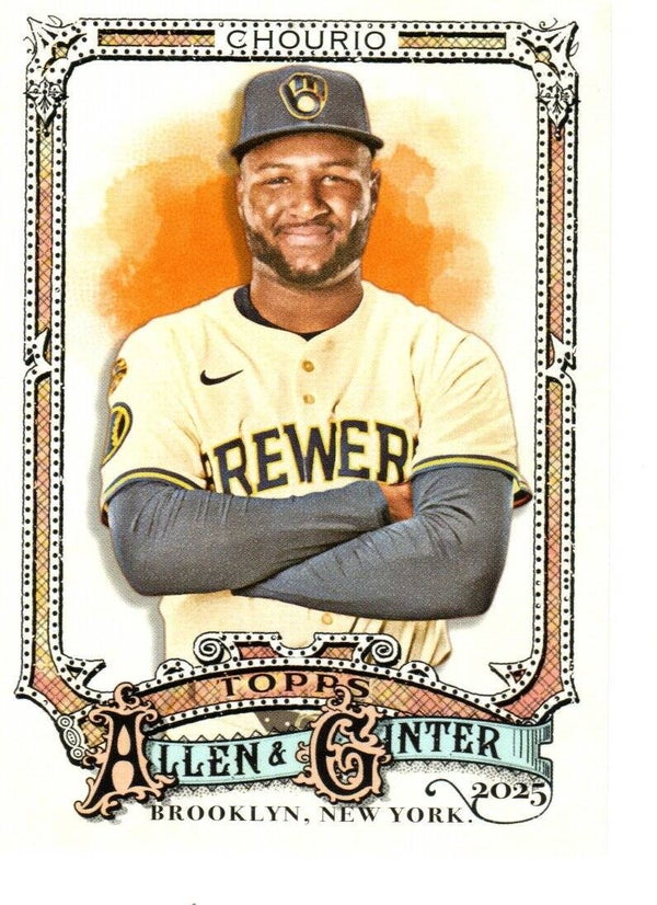 Allen & Ginter 2025 #76 Jackson Chourio, Milwaukee Brewers