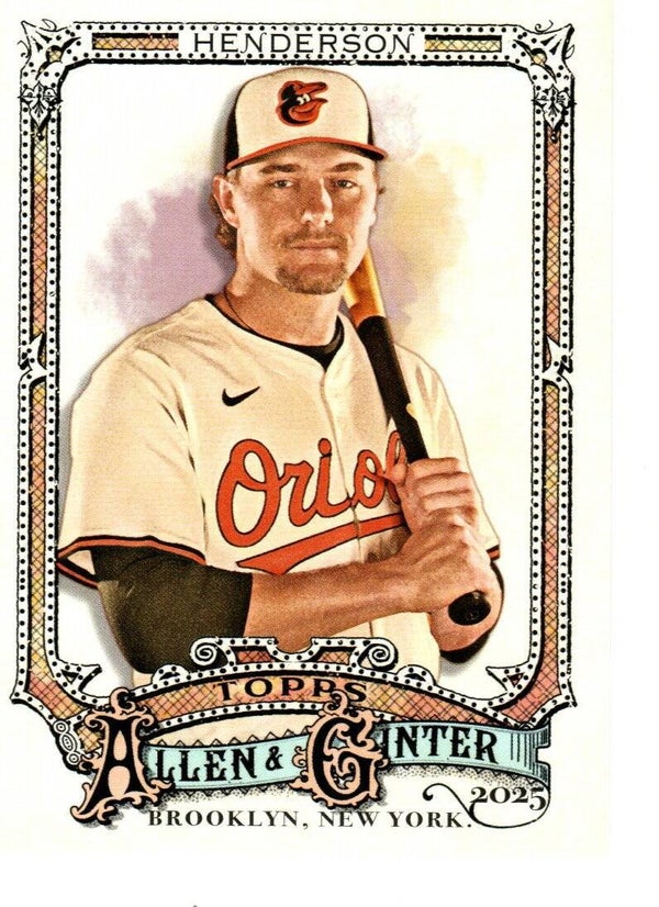 Allen & Ginter 2025 #79 Gunnar Henderson, Baltimore Orioles