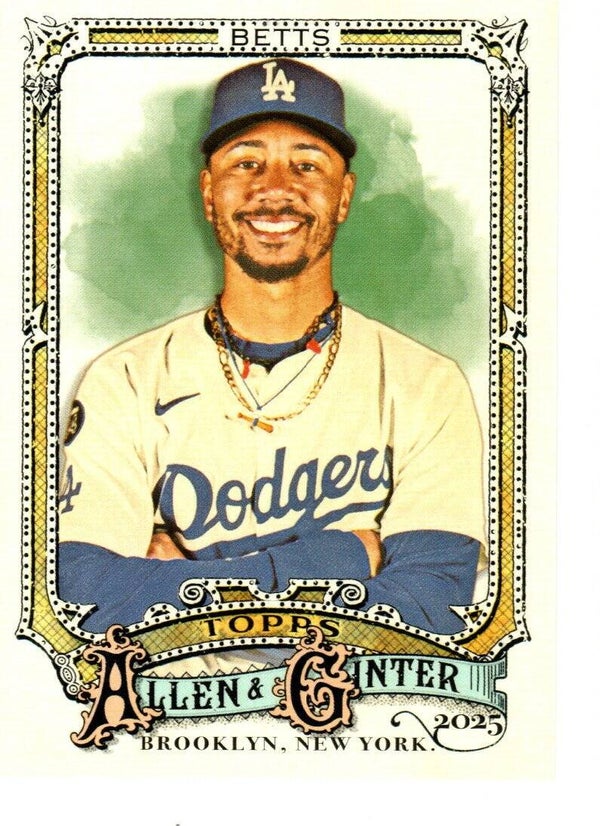 Allen & Ginter 2025 #80 Mookie Betts, Los Angeles Dodgers