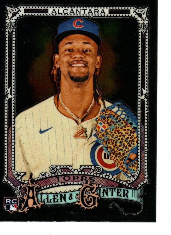 Allen & Ginter 2025 Chrome #83 Kevin Alcántara, Chicago Cubs RC