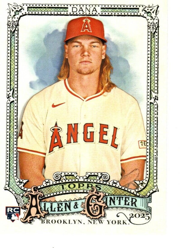 Allen & Ginter 2025 #84 Caden Dana, Angels RC