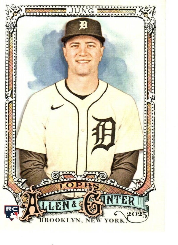 Allen & Ginter 2025 #85 Jace Jung, Detroit Tigers RC