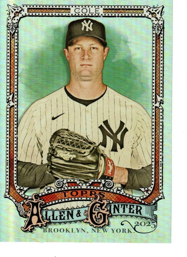 Allen & Ginter 2025 Silver Portrait #88 Gerrit Cole, New York Yankees