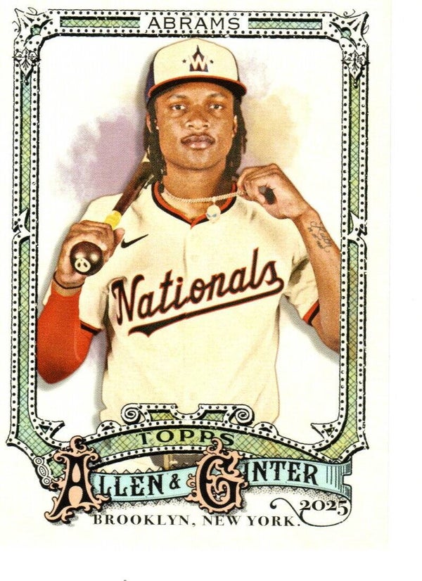 Allen & Ginter 2025 #90 CJ Abrams, Washington Nationals