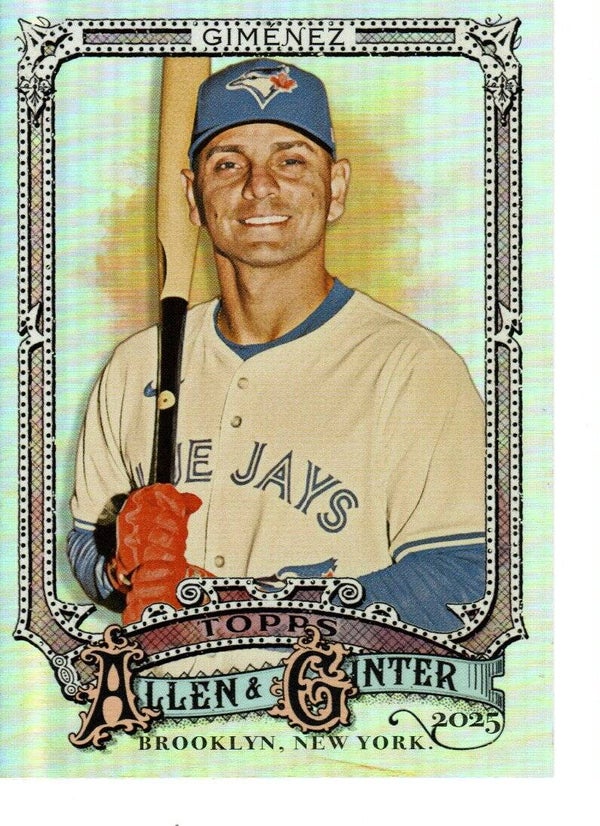 Allen & Ginter 2025 Silver Portrait #94 Andrés Giménez, Toronto Blue Jays