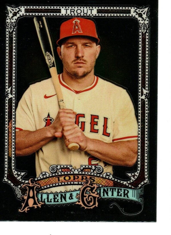 Allen & Ginter 2025 Chrome #100 Mike Trout, Angels