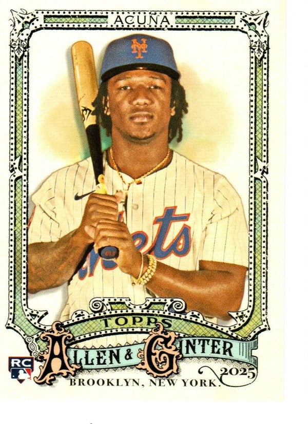 Allen & Ginter 2025 #107 Luisangel Acuña, New York Mets RC