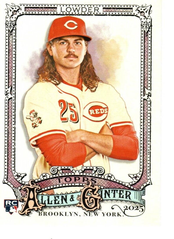 Allen & Ginter 2025 #109 Rhett Lowder, Cincinnati Reds RC