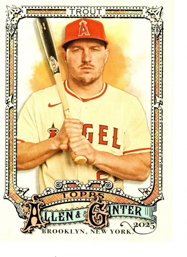 Allen & Ginter 2025 #100 Mike Trout, Angels