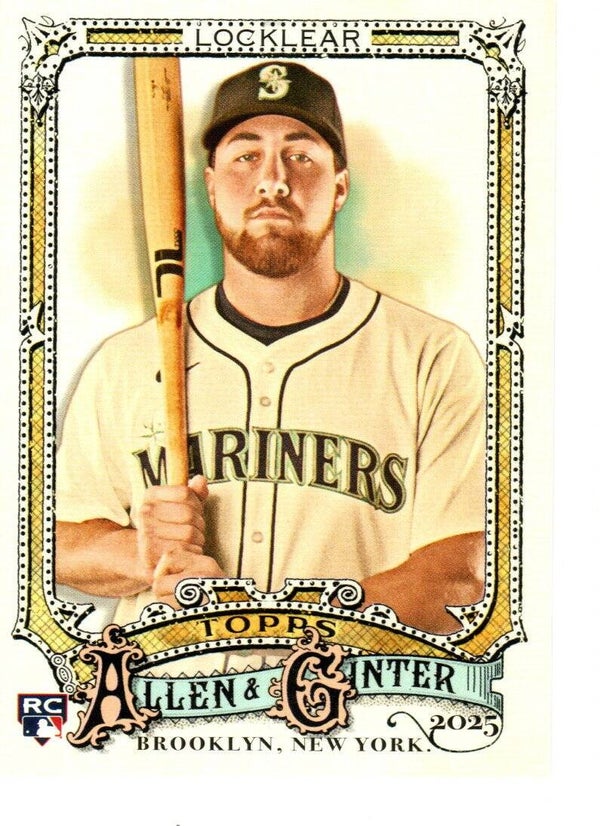 Allen & Ginter 2025 #112 Tyler Locklear, Seattle Mariners RC
