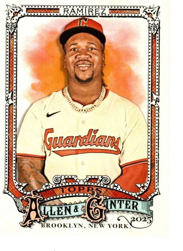 Allen & Ginter 2025 #117 José Ramírez, Cleveland Guardians