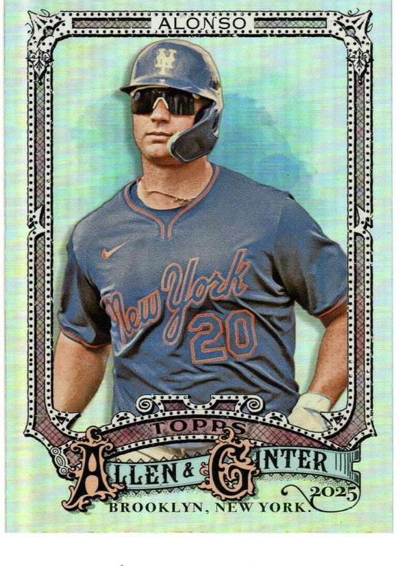 Allen & Ginter 2025 Silver Portrait #121 Pete Alonso, New York Mets
