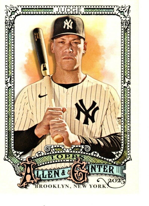 Allen & Ginter 2025 #122 Aaron Judge, New York Yankees