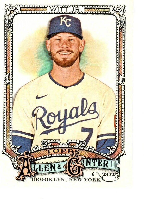 Allen & Ginter 2025 #123 Bobby Witt Jr., Kansas City Royals