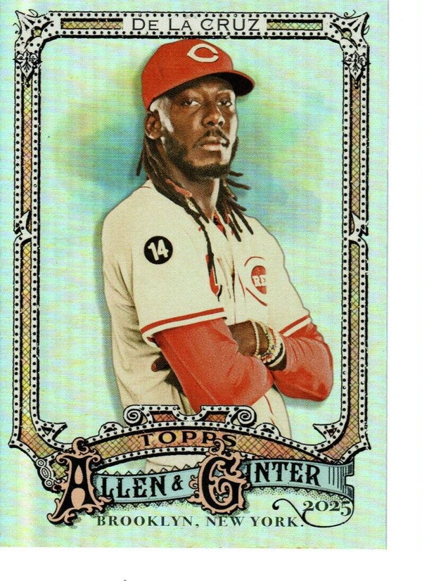 Allen & Ginter 2025 Silver Portrait #133 Elly De La Cruz, Cincinnati Reds