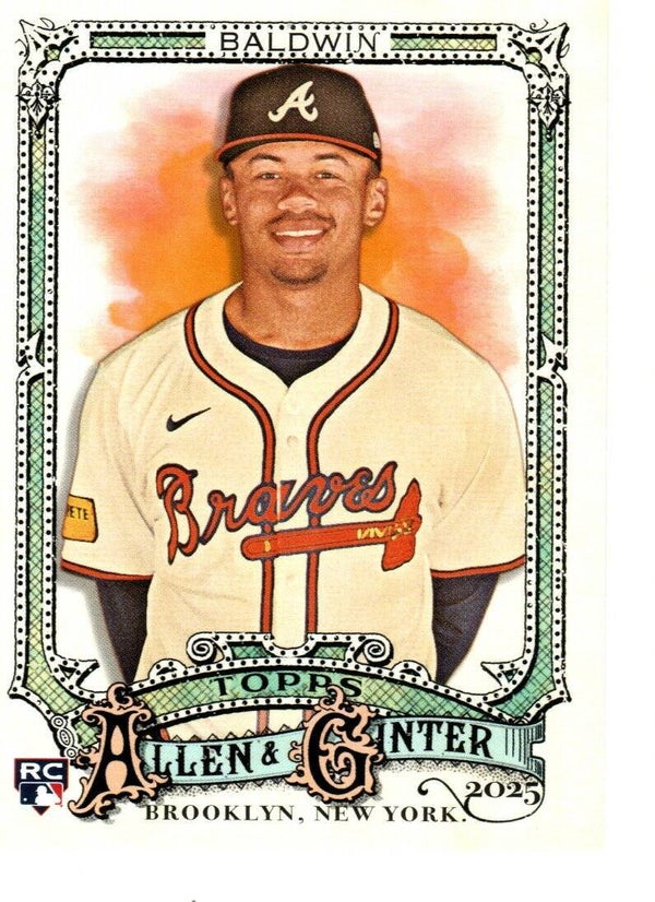 Allen & Ginter 2025 #135 Drake Baldwin, Atlanta Braves RC