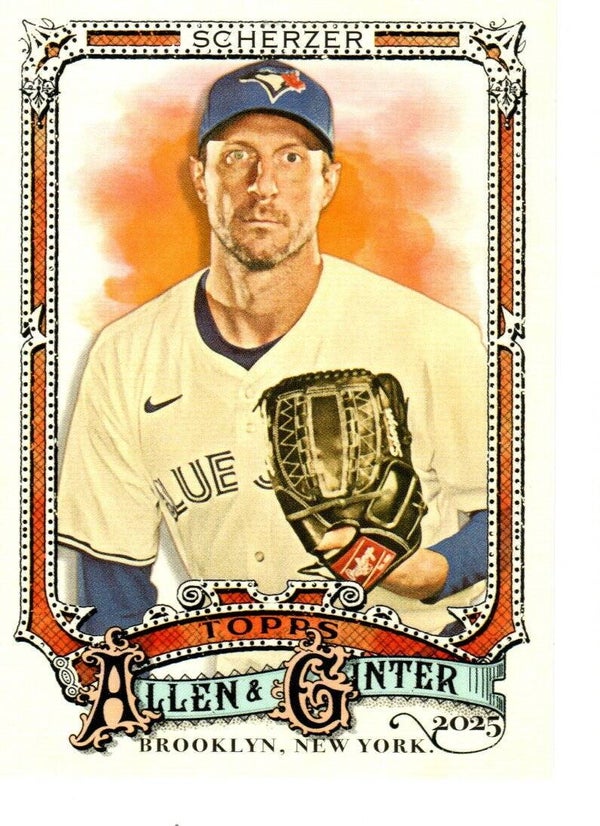 Allen & Ginter 2025 #140 Max Scherzer, Toronto Blue Jays