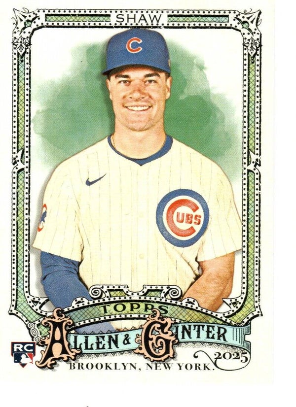Allen & Ginter 2025 #143 Matt Shaw, Chicago Cubs RC