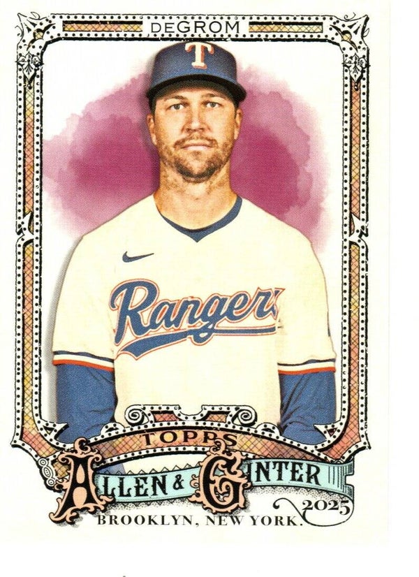 Allen & Ginter 2025 #145 Jacob deGrom, Texas Rangers