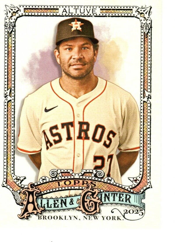 Allen & Ginter 2025 #152 Jose Altuve, Houston Astros
