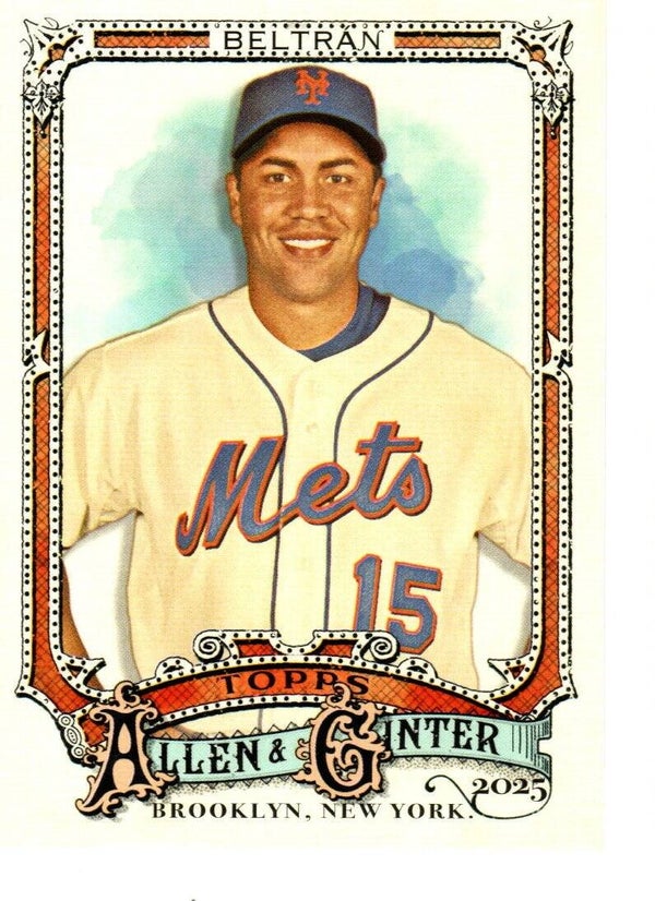 Allen & Ginter 2025 #153 Carlos Beltrán, New York Mets