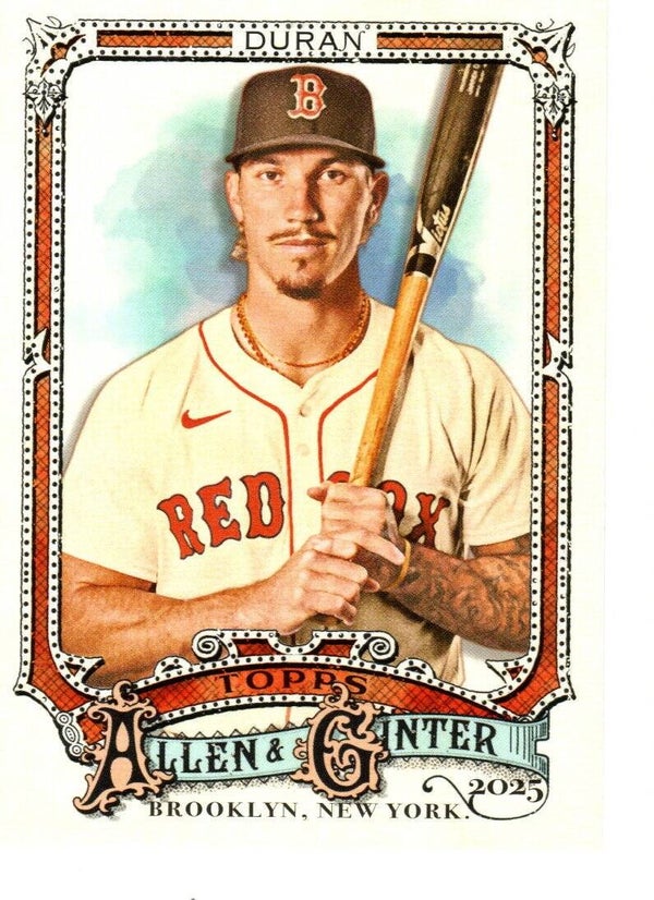 Allen & Ginter 2025 #154 Jarren Duran, Boston Red Sox