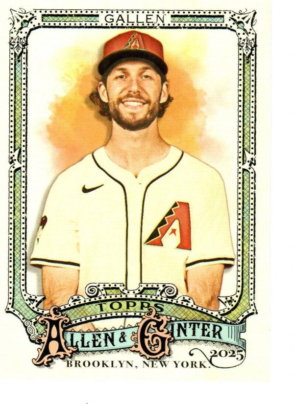 Allen & Ginter 2025 #155 Zac Gallen, Arizona Diamondbacks