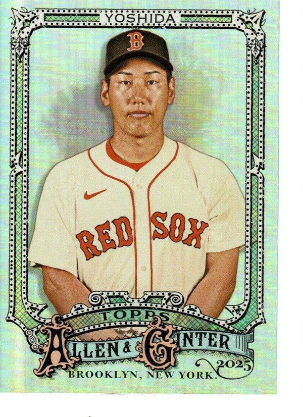 Allen & Ginter 2025 Silver Portrait #156 Masataka Yoshida, Boston Red Sox