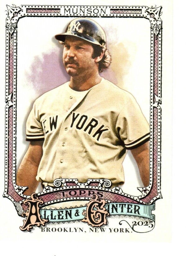 Allen & Ginter 2025 #160 Thurman Munson, New York Yankees