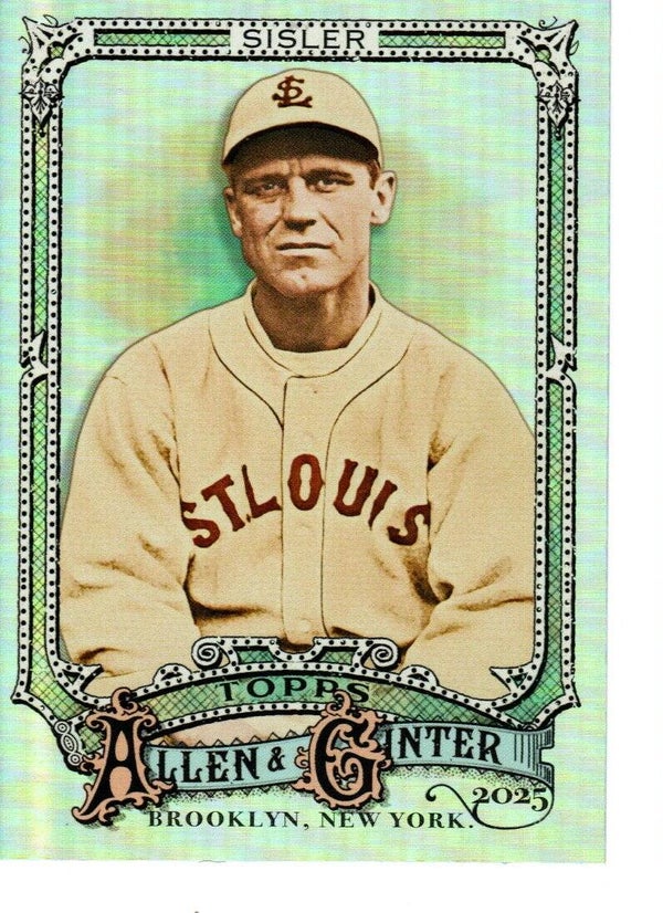 Allen & Ginter 2025 Silver Portrait #170 George Sisler, St. Louis Browns