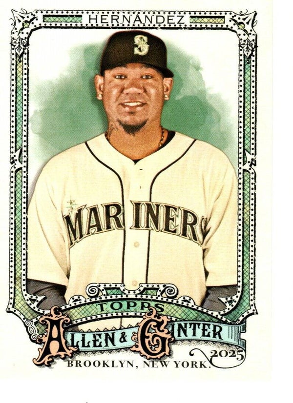 Allen & Ginter 2025 #171 Félix Hernández, Seattle Mariners