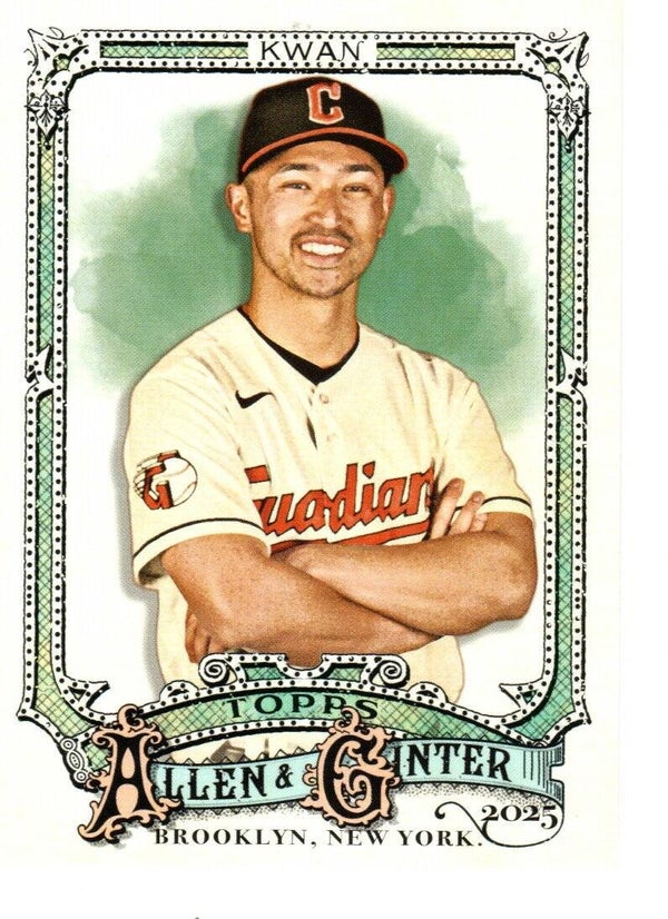 Allen & Ginter 2025 #176 Steven Kwan, Cleveland Guardians