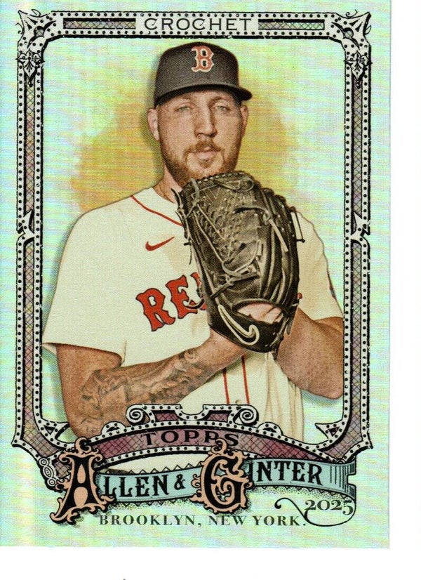 Allen & Ginter 2025 Silver Portrait #177 Garrett Crochet, Boston Red Sox