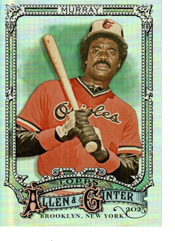 Allen & Ginter 2025 Silver Portrait #180 Eddie Murray, Baltimore Orioles