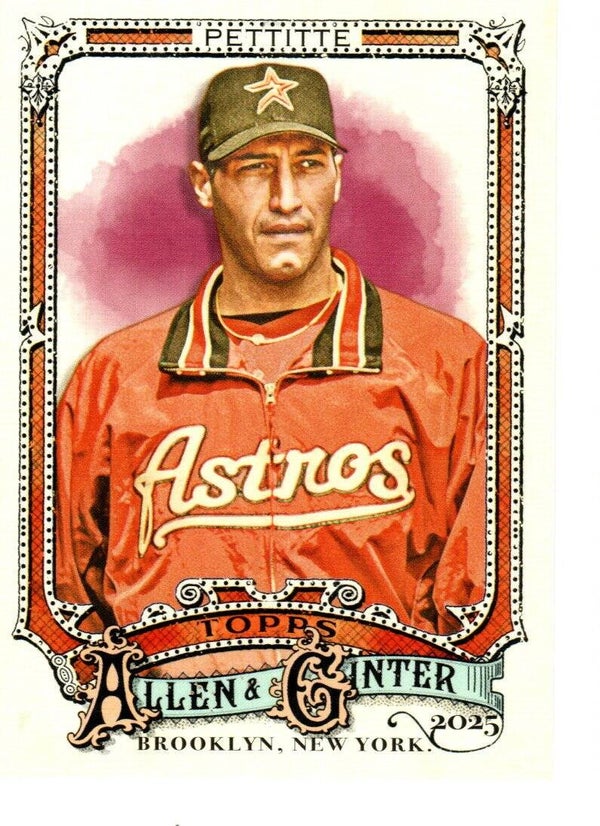 Allen & Ginter 2025 #185 Andy Pettitte, Houston Astros