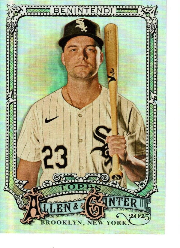 Allen & Ginter 2025 Silver Portrait #193 Andrew Benintendi, Chicago White Sox