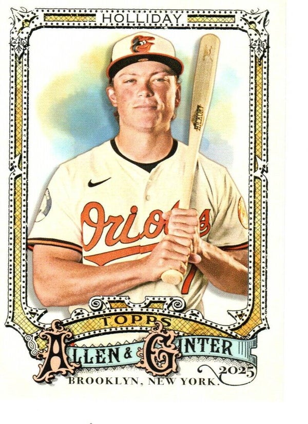 Allen & Ginter 2025 #194 Jackson Holliday, Baltimore Orioles