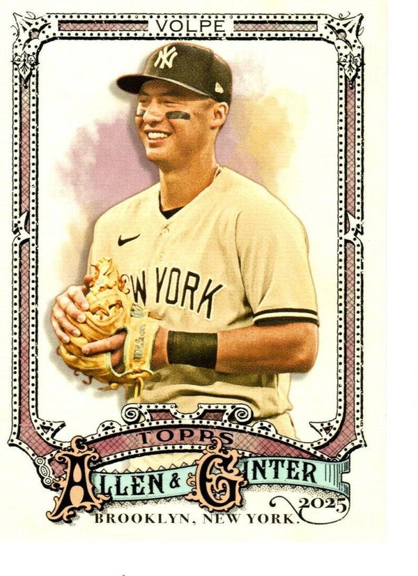 Allen & Ginter 2025 #196 Anthony Volpe, New York Yankees