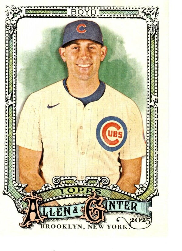 Allen & Ginter 2025 #197 Matthew Boyd, Chicago Cubs
