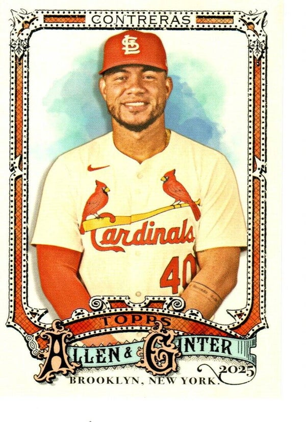 Allen & Ginter 2025 #199 Willson Contreras, St. Louis Cardinals