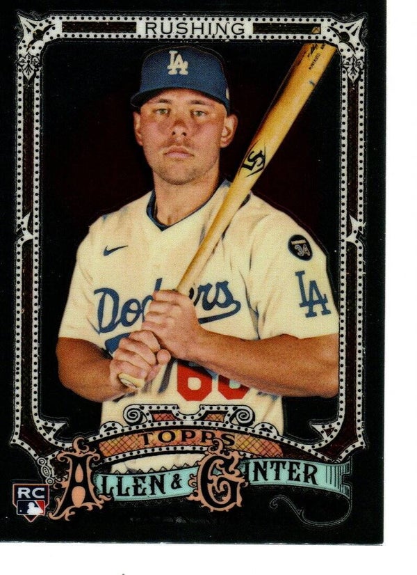Allen & Ginter 2025 Chrome #200 Dalton Rushing, Los Angeles Dodgers RC