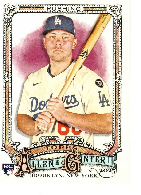 Allen & Ginter 2025 #200 Dalton Rushing, Los Angeles Dodgers RC