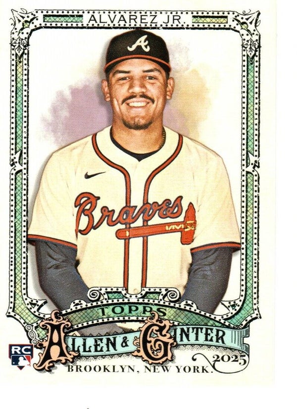 Allen & Ginter 2025 #201 Nacho Alvarez Jr., Atlanta Braves RC