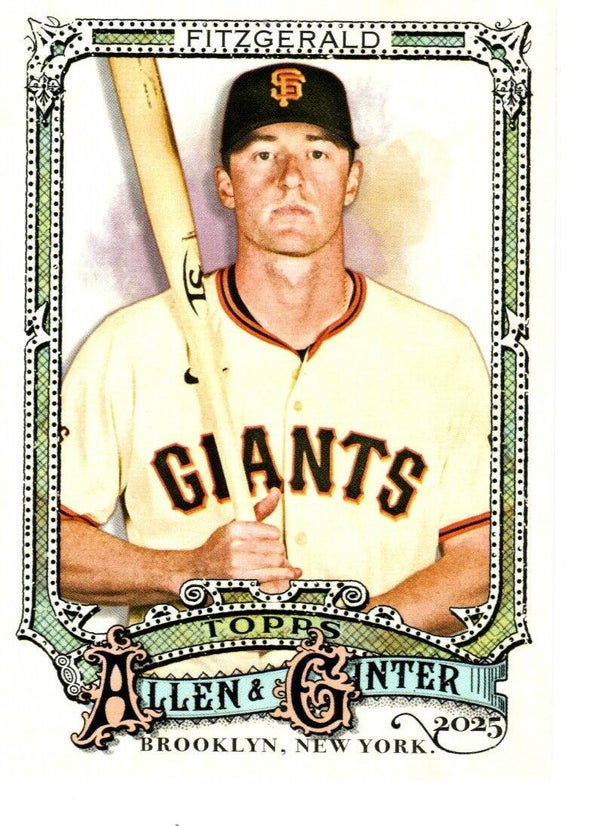 Allen & Ginter 2025 #202 Tyler Fitzgerald, San Francisco Giants