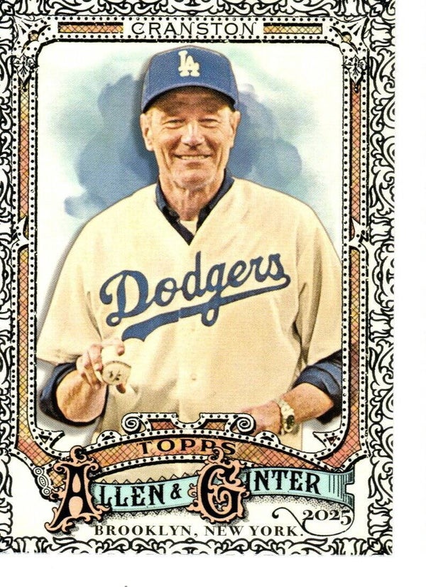 Allen & Ginter 2025 Foil Filagree #209 Brian Cranston