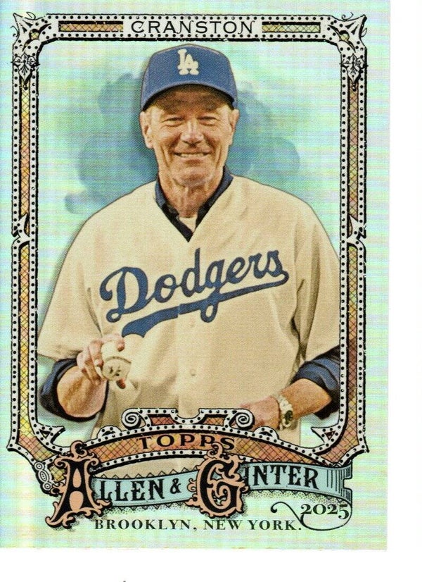 Allen & Ginter 2025 Silver Portrait #209 Brian Cranston