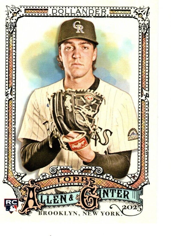 Allen & Ginter 2025 #217 Chase Dollander, Colorado Rockies RC