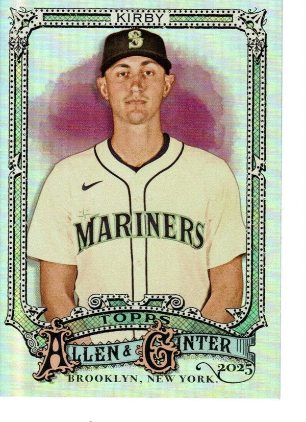 Allen & Ginter 2025 Silver Portrait #220 George Kirby, Seattle Mariners